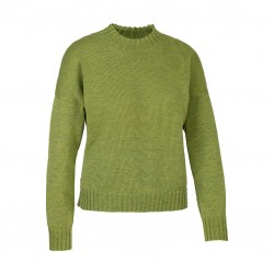 Strickmodell Marietta grün vorne