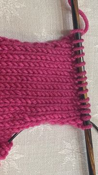 Schulter links verkürzte Reihen abstricken