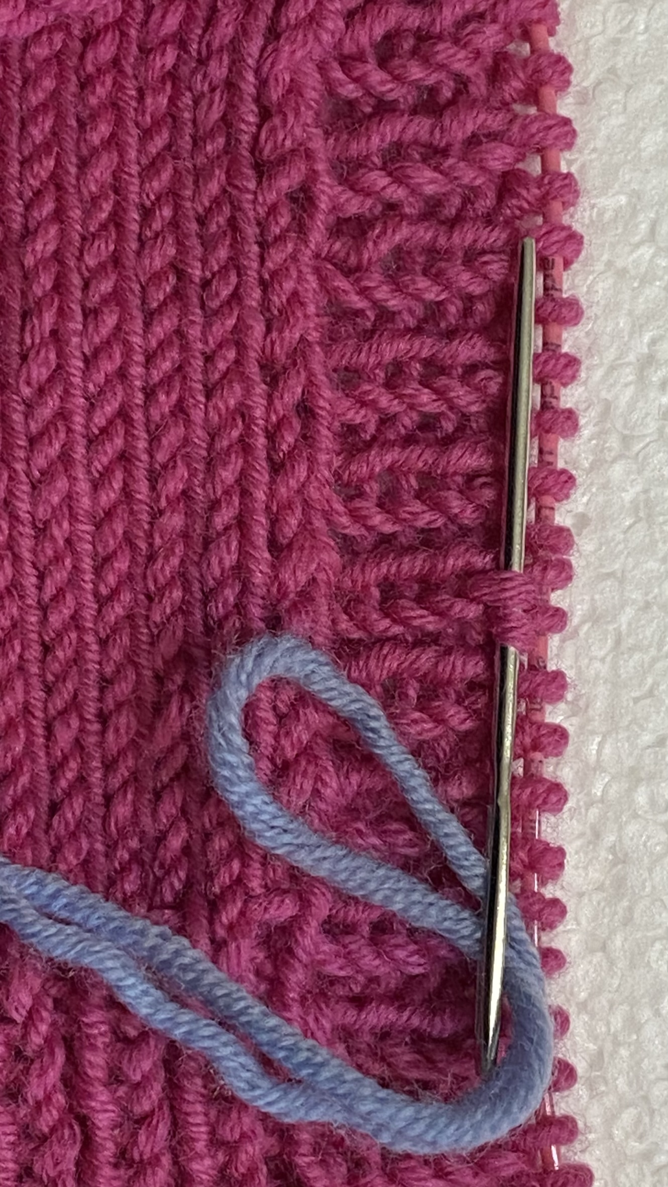 Knopf markieren Schenkel 1