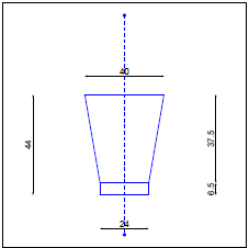 Aermel mit geradem Abschluss