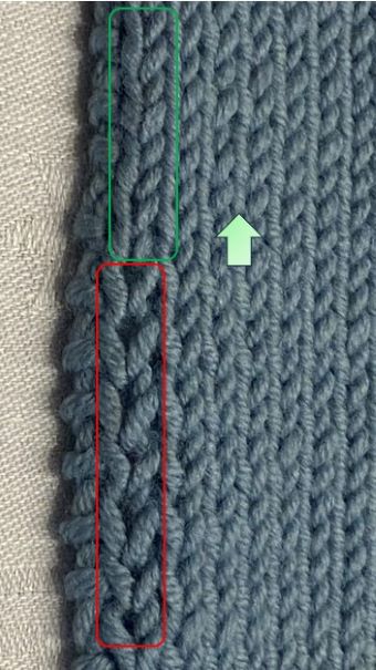 Knötchenrand korrigieren