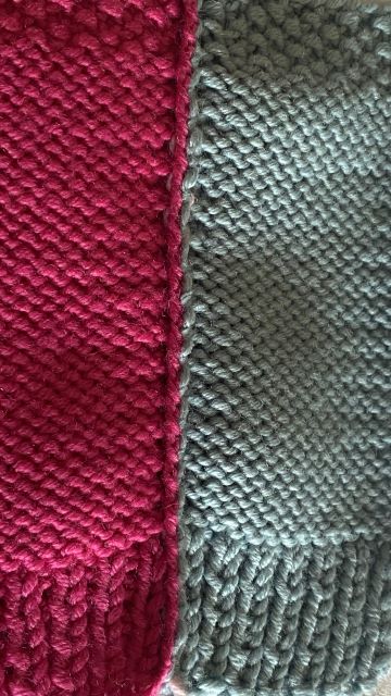 Nahtrand genäht hinten