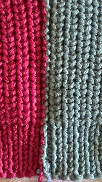 Perlrand genäht hinten