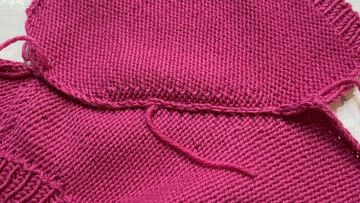 Armkugel Naht hinten