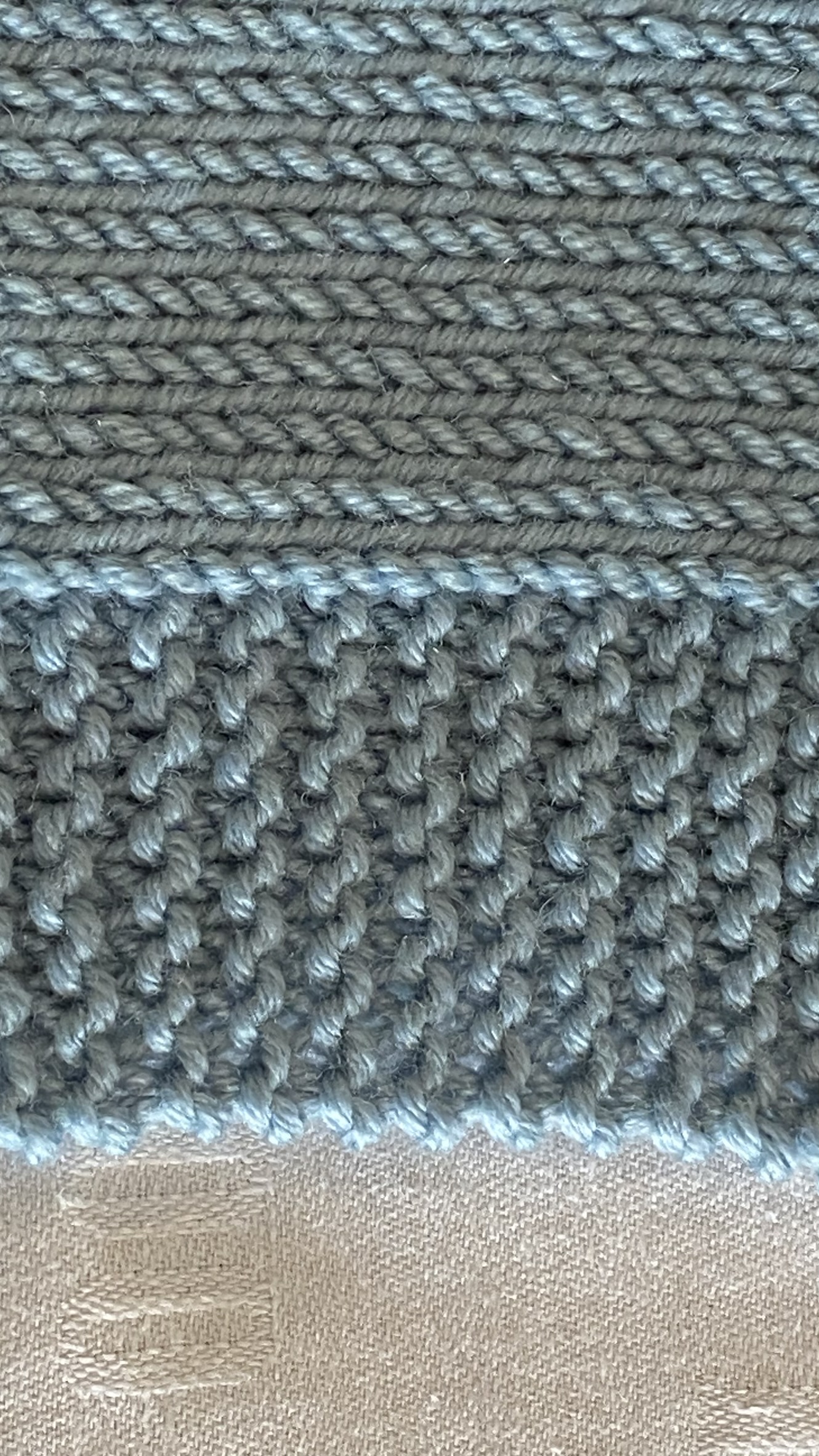 Blende mit Krausrechts