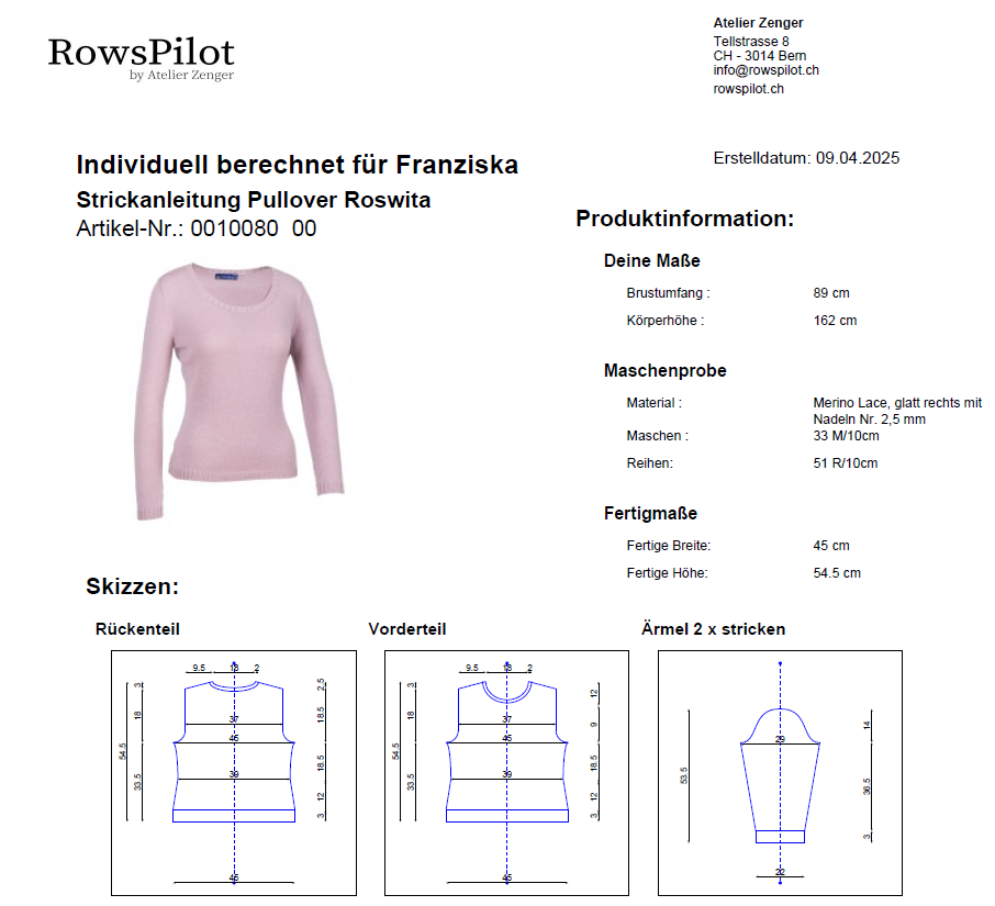 Musteranleitung Titelseite